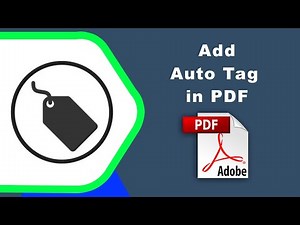 How to tag a pdf for accessibility using Adobe Acrobat Pro DC