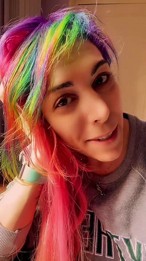 Colorful Hair Transformations: Rainbow Dash and Rainbow Brite Inspired Styles
