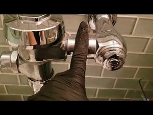 How to fix your bathroom Sloan flushometer.