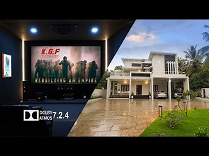 Contemporary modern home with elegant exterior, interior and home theater | Video tour