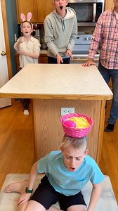 1.1M views · 11K reactions | How Many Easter Eggs Can You Catch  Kids, Mom, Dad, and whole family play fun new diy easter game with easter basket and plastic easter eggs in the kitchen. Great creative game to play with friends and family for easter Sunday. This video was produced by Benson Family, Network Media, and Benson Bros. | Aaron’s Family | Facebook