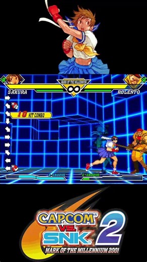 Sakura Very Hard Combo Capcom vs SNK 2 #capcomvssnk2