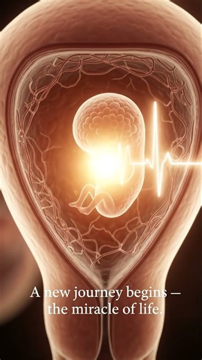 Beginning of Pregnancy — Life Starts Growing Inside the Womb | 8K Cinematic Body Animation