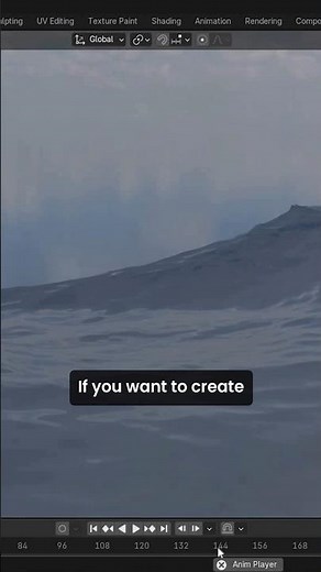 How to create an ocean in Blender