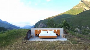 This crazy alpine hotel room has no walls or roof, but it boasts a breathtaking view: http://bit.ly/2a7e1qy | Inhabitat