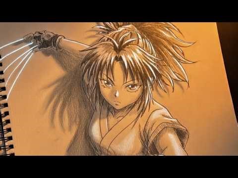 How I Draw Machi from Hunter x Hunter in 48 Minutes | By FateYang