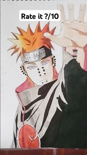 Drawing pain from naruto shippuden