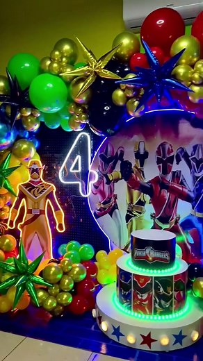 Power Ranger Party Ideas and Decorations for Birthday Celebrations