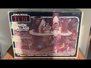 Ewok Village Build -Kenner Vintage Star Wars Playset Original 1983 Spotlight and Repair