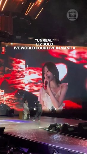 Liz solo stage performance in Manila emotional fan moment