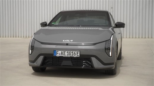 Kia EV4 Fastback ‘GT-Line’ 81.4kWh Design Preview in Shale Grey