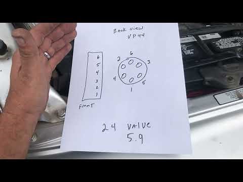 Cummins 5.9 fuel pump line install correct order vp44