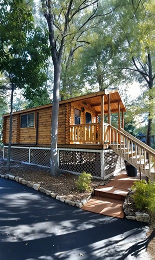 1.7K views · 26 reactions | Beautiful Amish Log Cabin 朗 | Forest Cabins | Facebook