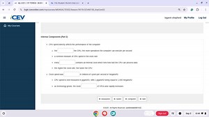 CPU speed directly affects the performance of the computer