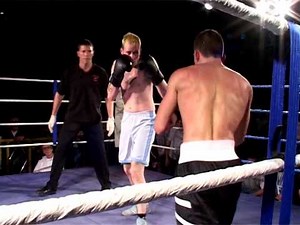 Unlicensed Boxing - 8 Knock Downs in 2 Rounds - Great Fight Action!
