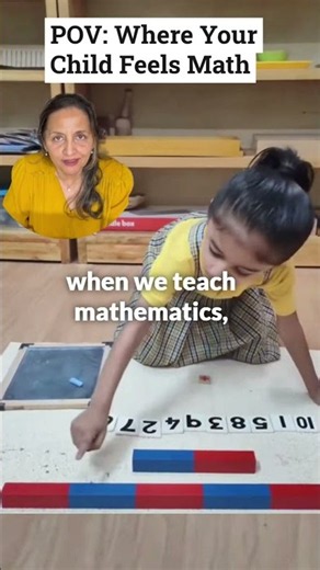 Watch What Happens When Math Becomes Something They Can Touch! #MontessoriLessons #PembrokePines
