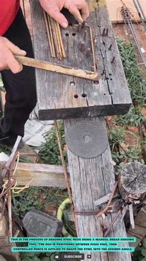 Manuelles Bewehrungsstahl-Biegewerkzeug: Präzise Technik zum Formen von Stahlstäben