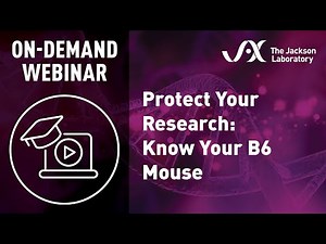 Protect Your Research: Know Your B6 Mouse