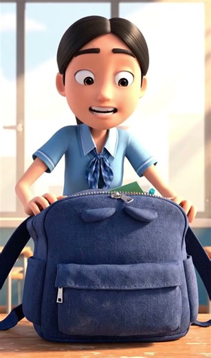 School Backpack Story #shorts #animation