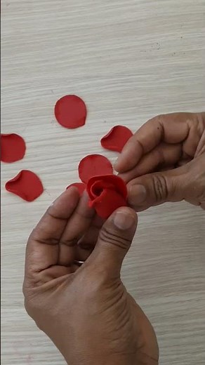 Super easy fondant rose tutorial | how to make a fondant rose #shorts