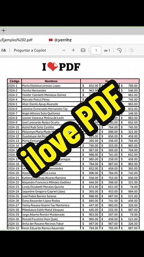 Cómo usar IlovePdf para convertir PDF a Excel