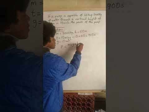 Work, Energy & Power Physics Problem‪@velianobasicmathsonline‬ #Physics #Power