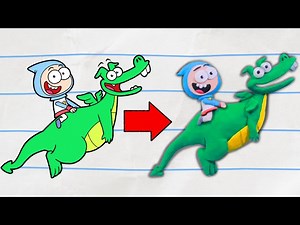 Boy & Dragon in CLAY! | Boy & Dragon | Cartoons for Kids | WildBrain Bananas - Videos For Kids
