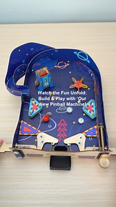 1.4K views | New box alert❗ Ready for the ultimate pinball showdown? ✨ Our DIY pinball machine is lighting up with spinning lights, cool sounds, and a mind-blowing mechanism! Get ready to build, play, and be amazed! ⚡ #tinkererbox #tinekrersteambox #STEAMforkids #STEMforkids #homeactivitieswithkids #activitiesforchildren | Tinkerer | Facebook