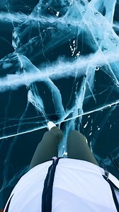 😱👻 spooky & satisfying sound #iceskating#ice #asmr #lakebaikal #baikal | Michaelacarrot