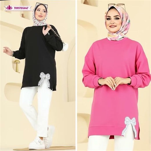 Two-String Tunic with Ribbon Slit ❤️😍