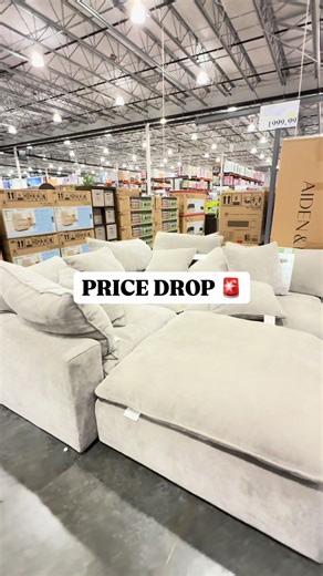 POV: You post it… and Costco immediately puts it on sale 😮‍💨 $400 OFF this Aiden & Ivy modular sectional ➡️ $1,999.99 at checkout This one is BIG, comfy, and modular (aka rearrange whenever you want). If you saved it before — go back 👀 👉 Like & follow for Costco deals before they disappear #C#CostcoHomeC#CostcoDealsS#SectionalSofaH#HomeFindsCostcoFurniture @Costco Wholesale @Aiden & Ivy Furniture