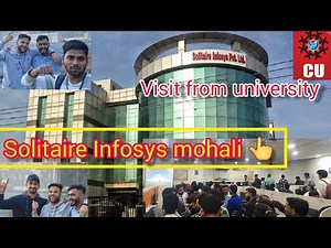 solitaire Infosys mohali 👆industrial visit to IT Company 🔥classmates OP💥💥