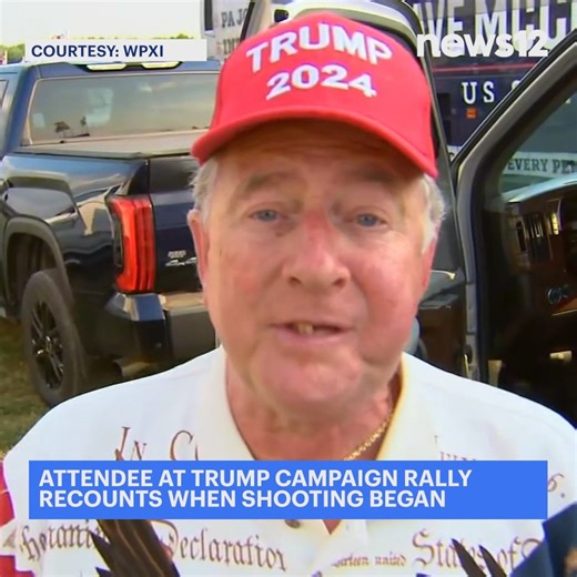 3.6K views · 23 reactions | Attendee at Trump campaign rally describes the scene when the shooting began. Watch News 12 and get updates here - https://bit.ly/3LHTHyB | News 12 Connecticut | Facebook