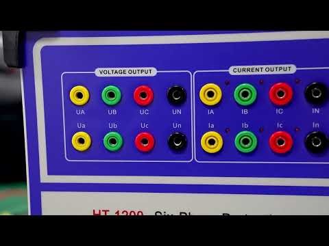 *UHV-1200 Six Phase Relay Protection Tester Secondary Injection Test
