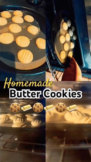HOMEMADE BUTTER COOKIES | Steps & Recipe in the DESCRIPTION | Must Try #buttercookies
