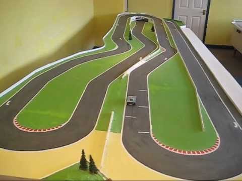 Slot racing without slots, Magracing Racing line Demonstration