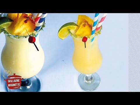 PINA COLADA, HOW TO MAKE IT? EASY APERITIF COCKTAIL RECIPE TUTORIAL
