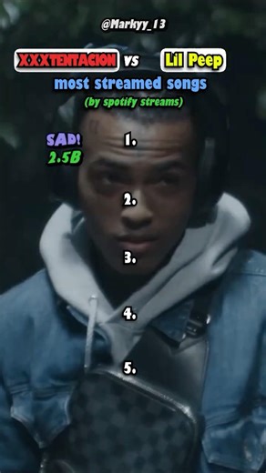 XXXTENTACION's vs Lil Peep's BIGGEST HIT Songs