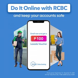 36 reactions · 16 shares | Enroll in RCBC Online Banking now, so you can protect your savings and other funds! Among its many security features, RCBC requires a One-Time PIN to verify your transactions. Enjoy rewards and other comprehensive digital services in one secure platform. Download the RCBC Online Banking app to enroll and instantly get a P100 Lazada voucher. FAQs: https://www.rcbc.com/rcbconlinelazada | RCBC | Facebook