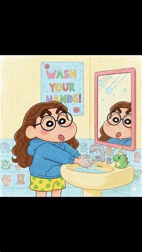 Here’s a simple version of the 5 steps for washing hands — the way...