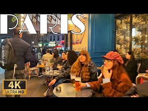 [🇫🇷Paris France 4K 60FPS Walking Tour] Midnight in Paris walk 05/May/2025
