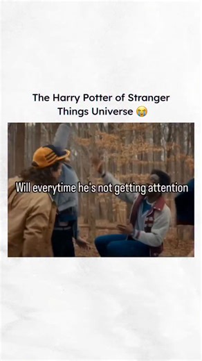 This viral meme takes a dramatic moment from Stranger Things involving Will Byers and completely recontextualizes it for comedic effect. The video features Will looking distraught as his friends walk past him, followed by him stiffly falling backward and fainting in the woods. The caption, "Will everytime he's not getting attention," satirizes the character's arc in later seasons, framing his genuine supernatural trauma or feelings of isolation as merely being a "drama queen" because his friends