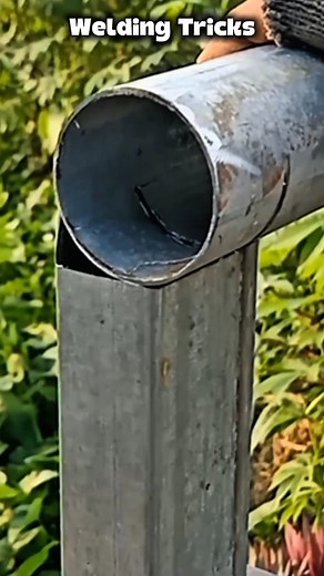 Very good idea of ​​corner connection #weldingtricks | Welding Trick