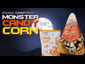 Foam Crafting a Monster Candy Corn