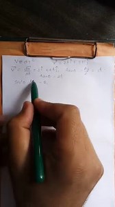 A particle moves in xy plane. The position vector at any time t... | Filo