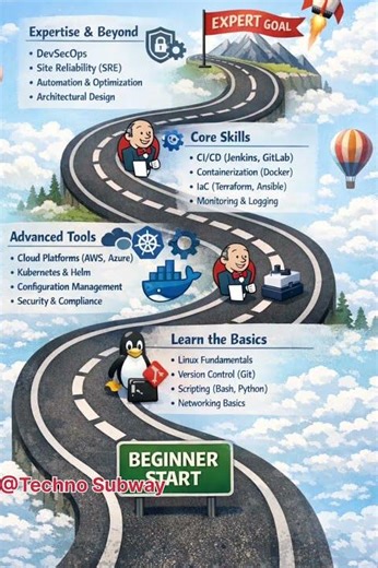 Devops Roadmap zero to expert