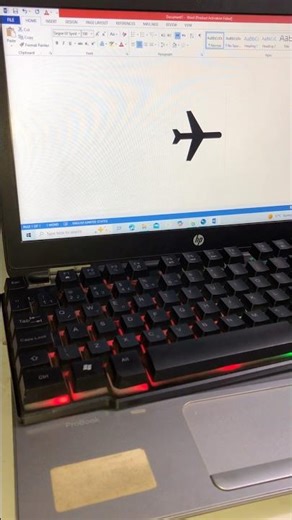 Shortcut Key For Eeroplane In MS Word | English Tutorial Shorts | By ODI Tech