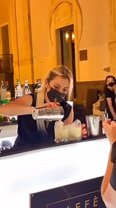 A beautiful and skilled female bartender | Bartender Bournis