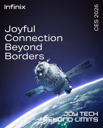 Introducing Infinix's 1st Global Satellite Calling & Messaging! 🛰️ This breakthrough solution is designed to provide two-way calling and messaging with seamless terrestrial-satellite switching. Get ready for a critical leap toward the Space-Air-Ground Integrated Network! *This technology will be available only on specific models within the NOTE 60 Series. Please stay tuned for official updates. #CES2026 #Infinix #ShowStoppersCES2026 #JoyTechBeyondLimits #techfestival #SatelliteCommunication | I