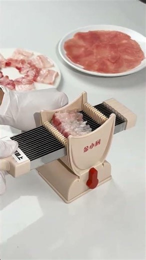 Cut Meat Like a Pro with the Multifunctional Stainless Steel Manual Cutter ( # 2705 ) 1️⃣